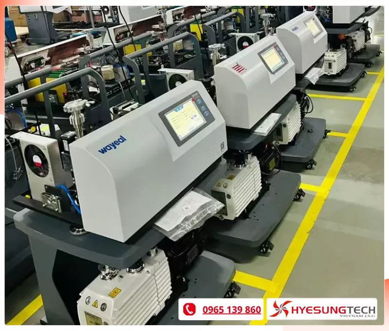 Máy dò rò rỉ heli phương pháp khối phổ kiểm tra độ kín thiết bị GIS