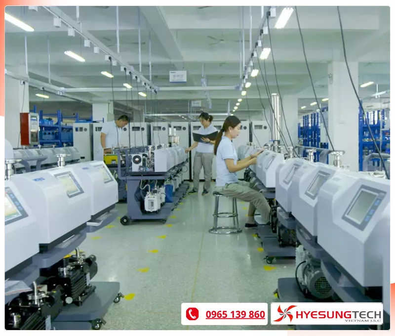 Máy dò rò rỉ heli phương pháp khối phổ kiểm tra độ kín thiết bị GIS