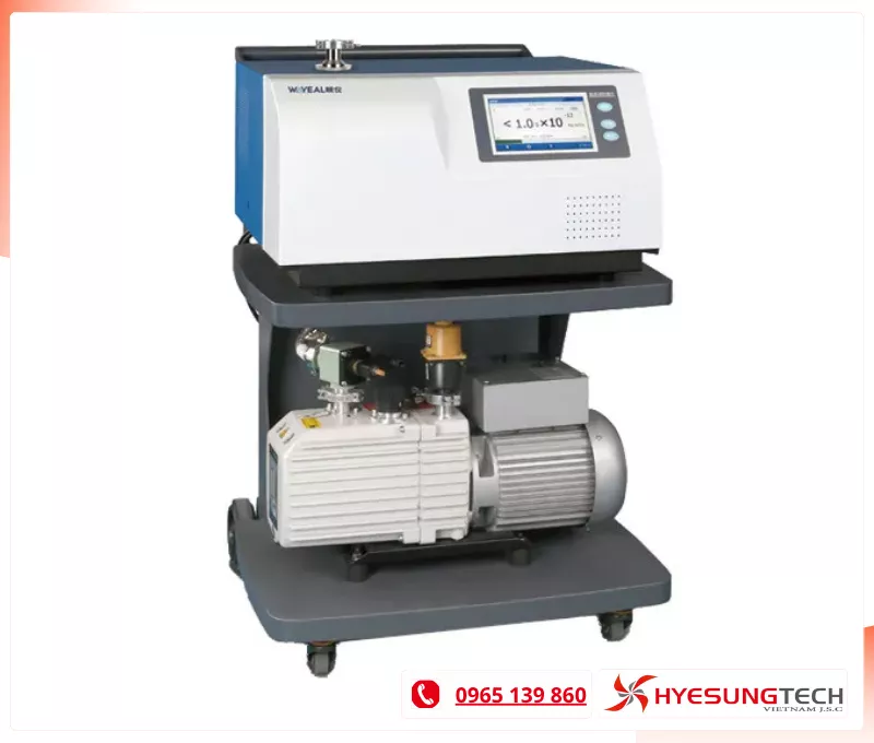Máy dò rò rỉ heli phương pháp khối phổ kiểm tra độ kín thiết bị GIS