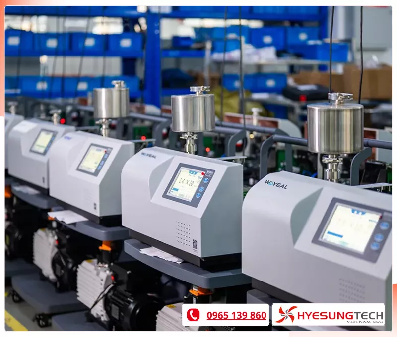 Máy dò rò rỉ heli phương pháp khối phổ kiểm tra độ kín thiết bị GIS